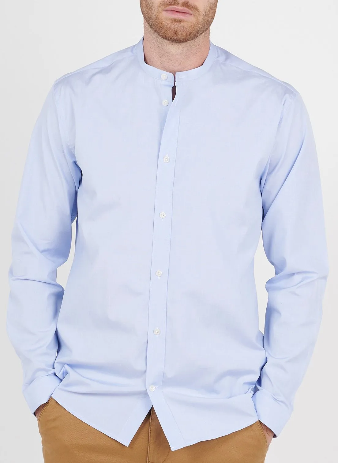 AU PRINTEMPS PARIS KRAVE - Camisa con cuello clásico en azul