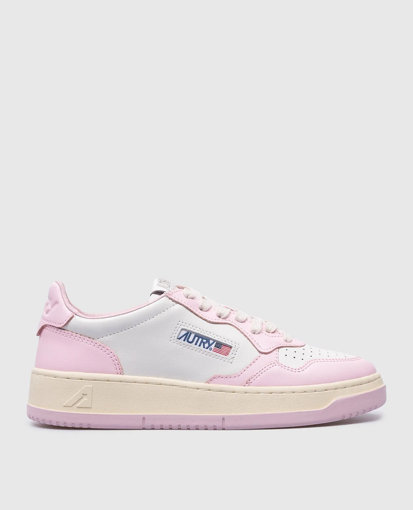 AUTRY Medalist WB37 pink leather sneakers