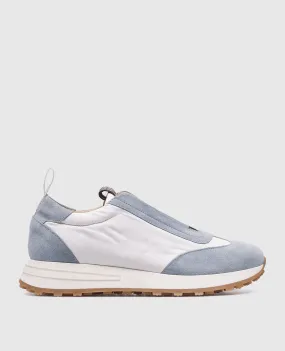 Babe Pay Pls Blue combination sneakers with monil chain