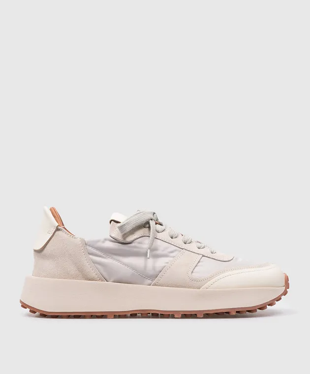 BUTTERO Futura X gray combination sneakers