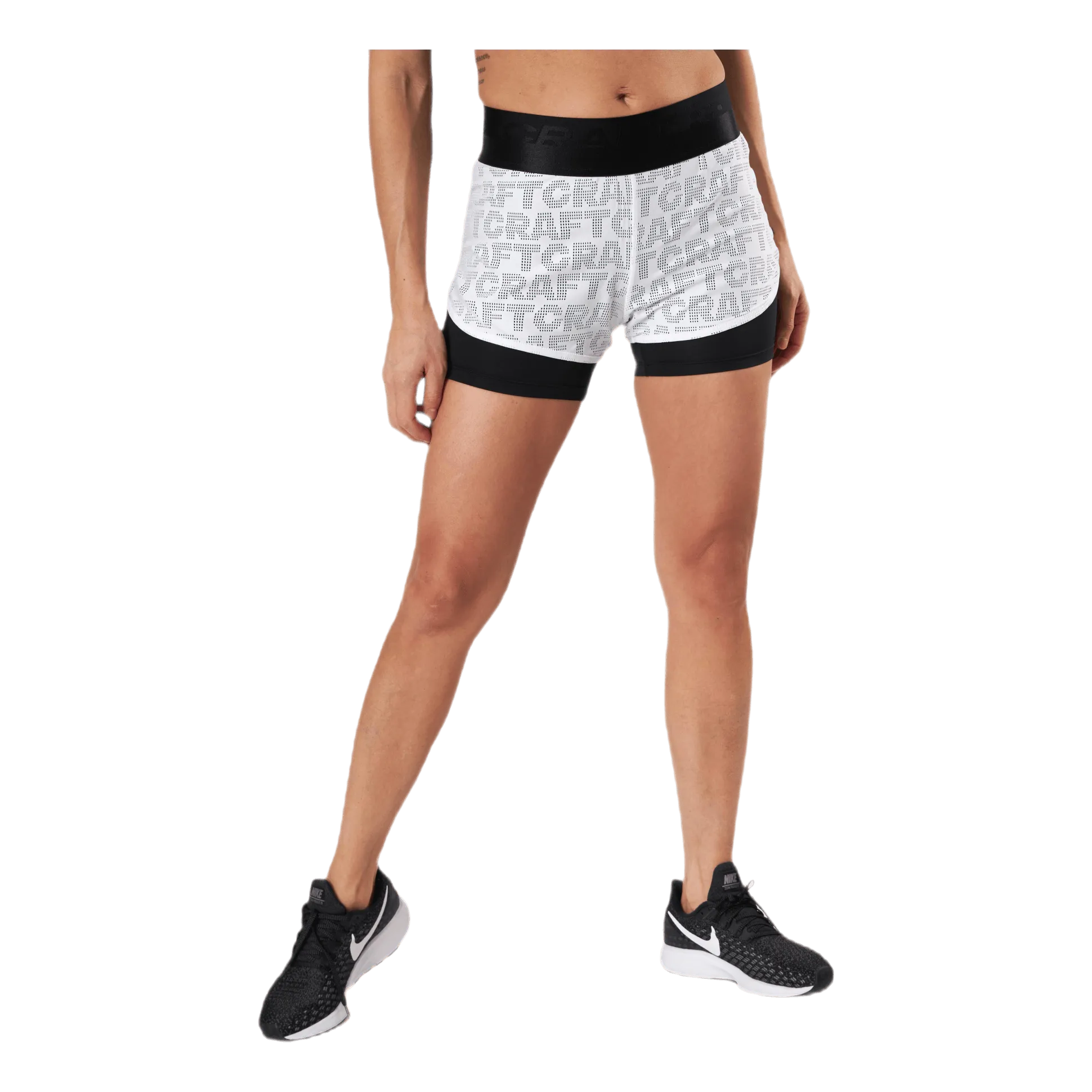 Craft Core Charge Logo Shorts White/Black