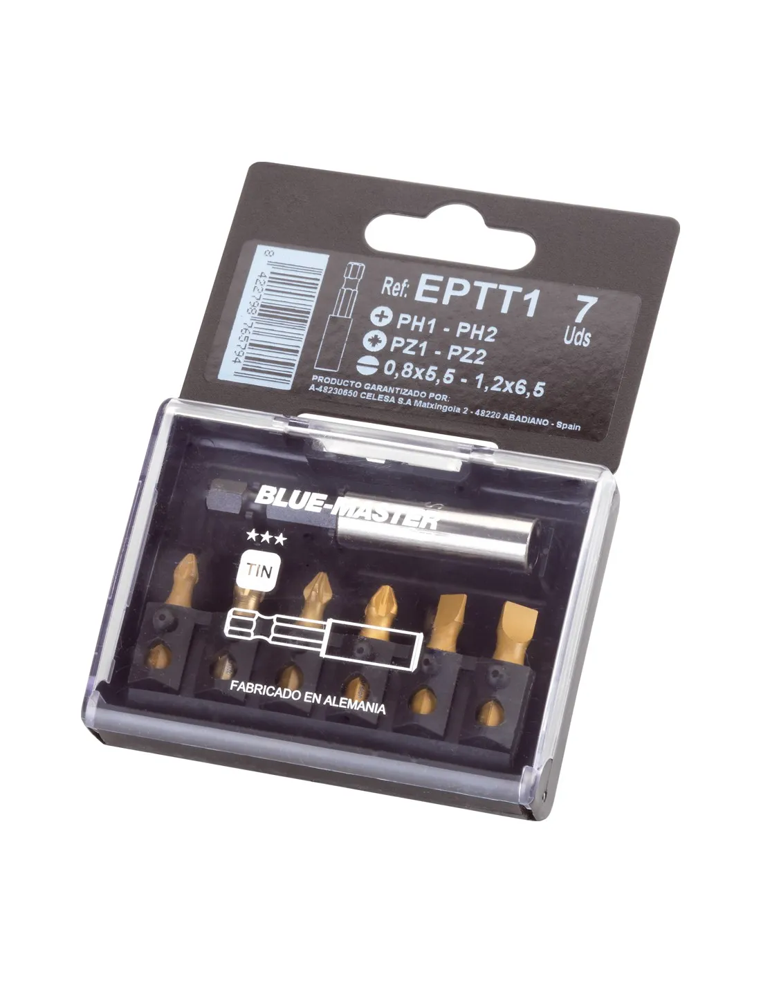 EST.PUNTAS ATORNILLAR 7 PZ. EPTT1 TIN