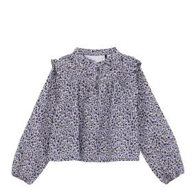 IKKS JUNIOR Camisa de algodón estampada en azul