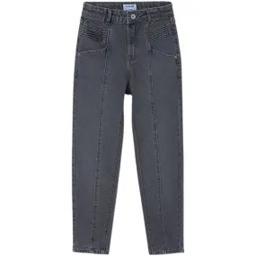 Pantalon largo tejano slouchy