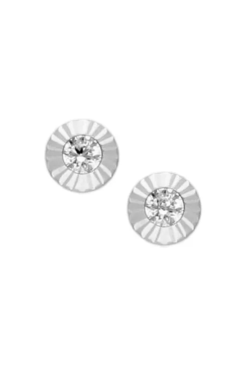 Pendientes para bebe oro blanco18k 234_1554B-T