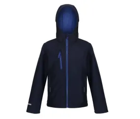 Regatta RGA735 - Children's softshell jacket - Navy / New Royal