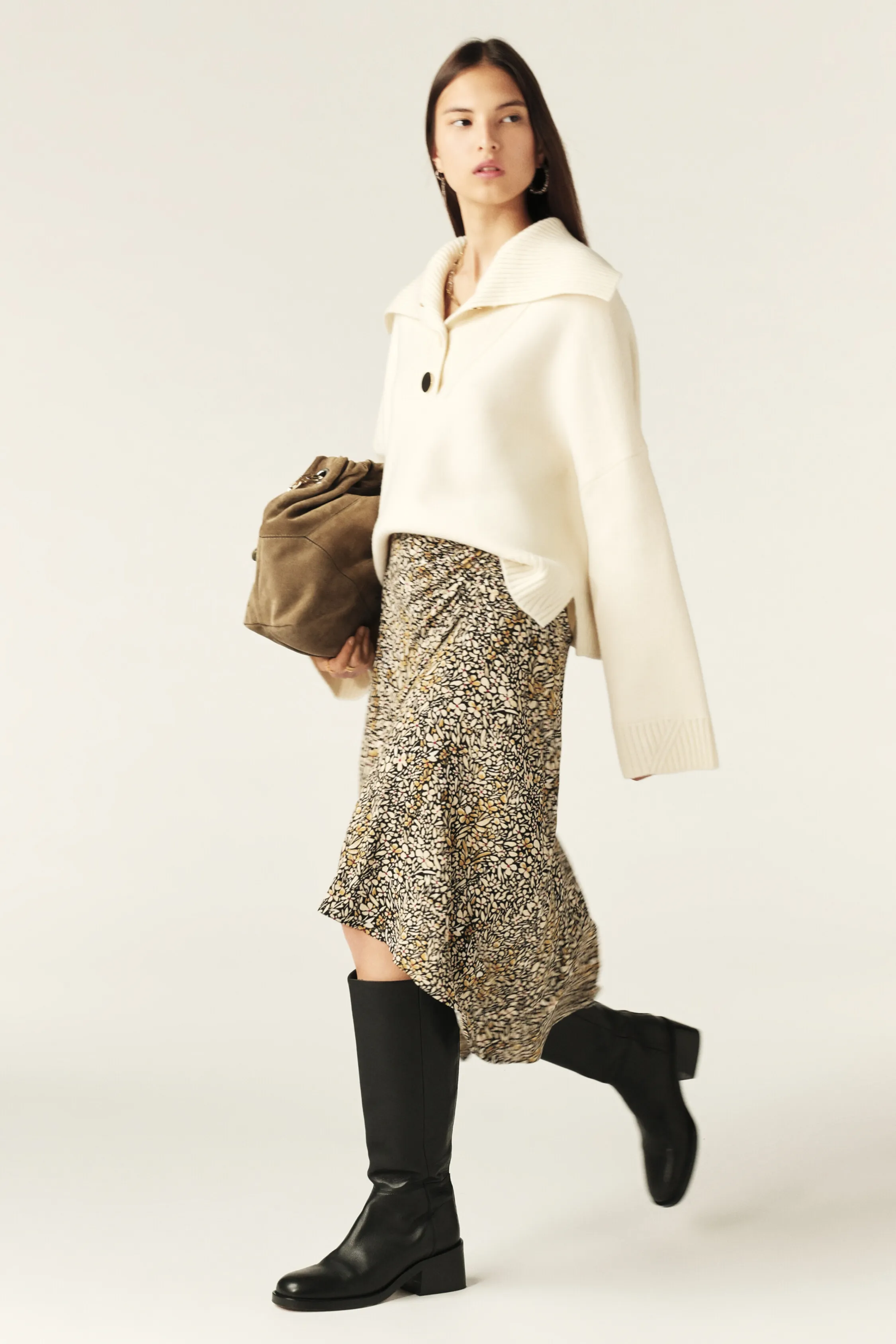 SLOPA falda midi
