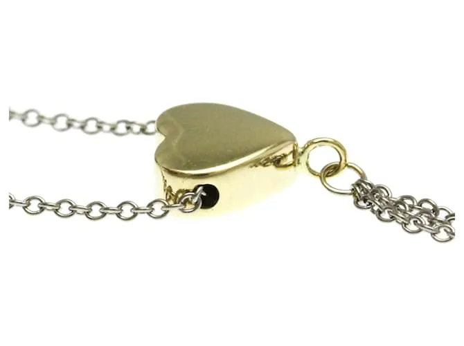 Tiffany & Co Collar Colgante Multi Corazones Tiffany Plata Dorado 