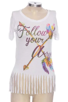 Top / Camiseta color Blanco - Color Mix