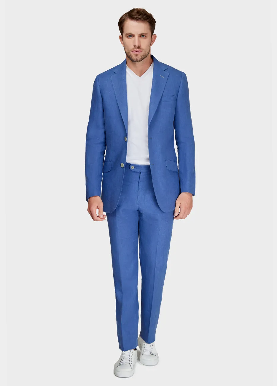TRAJE LISO AZUL MEDIO
