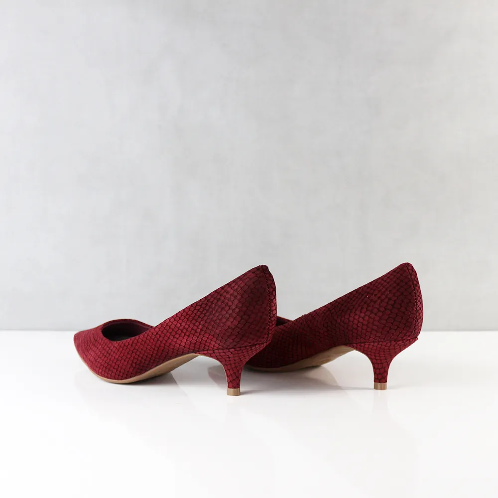 ZAPATO PARA MUJER PUMP CEREZA